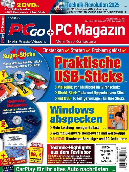 Title details for PC Magazin/PCgo by Weka Media Publishing GmbH - Available